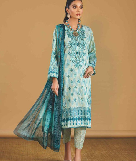 Rahi Jacquard E/Chiffon`22 D#7013