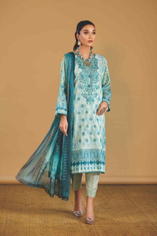 Rahi Jacquard E/Chiffon`22 D#7013