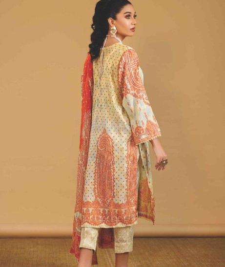 Rahi Jacquard E/Chiffon`22 D#7015