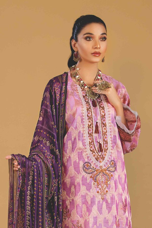 Rahi Jacquard E/Chiffon`22 D#7018
