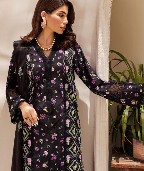 Rajbari Nissa Chikankari S/S Lawn'25 D#1