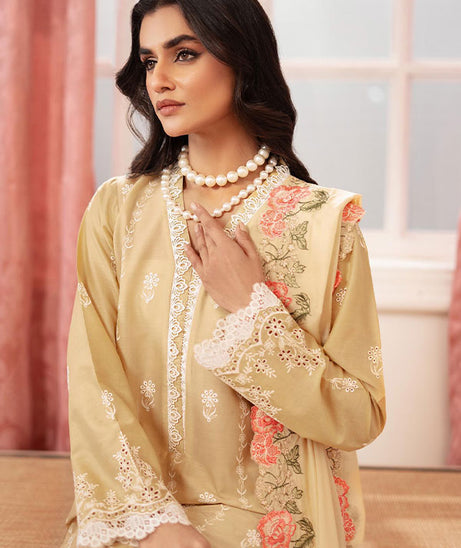 Rajbari Nissa Chikankari S/S Lawn'25 D#10