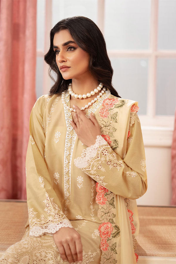 Rajbari Nissa Chikankari S/S Lawn'25 D#10