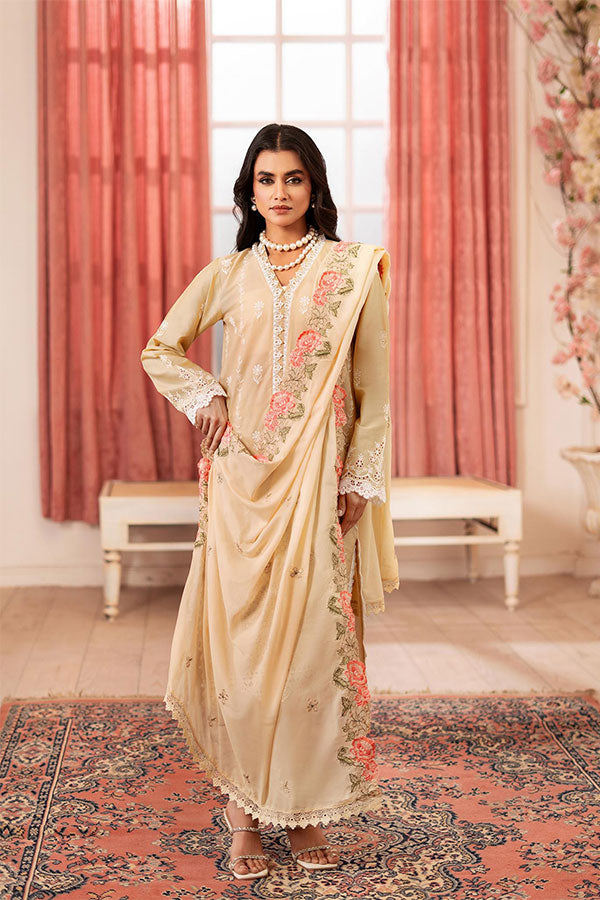 Rajbari Nissa Chikankari S/S Lawn'25 D#10