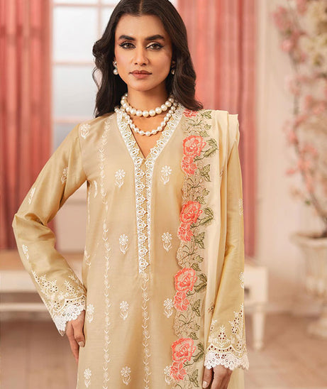 Rajbari Nissa Chikankari S/S Lawn'25 D#10