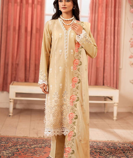 Rajbari Nissa Chikankari S/S Lawn'25 D#10