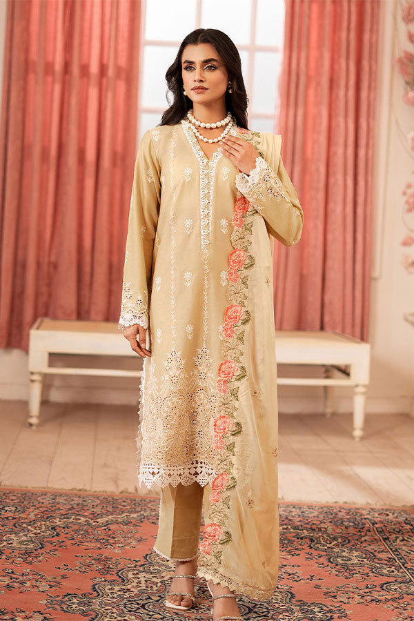 Rajbari Nissa Chikankari S/S Lawn'25 D#10