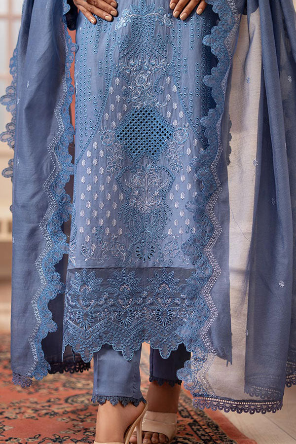 Rajbari Nissa Chikankari S/S Lawn'25 D#11