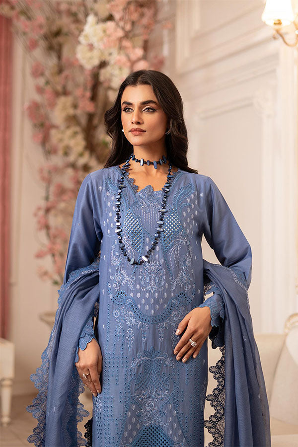 Rajbari Nissa Chikankari S/S Lawn'25 D#11