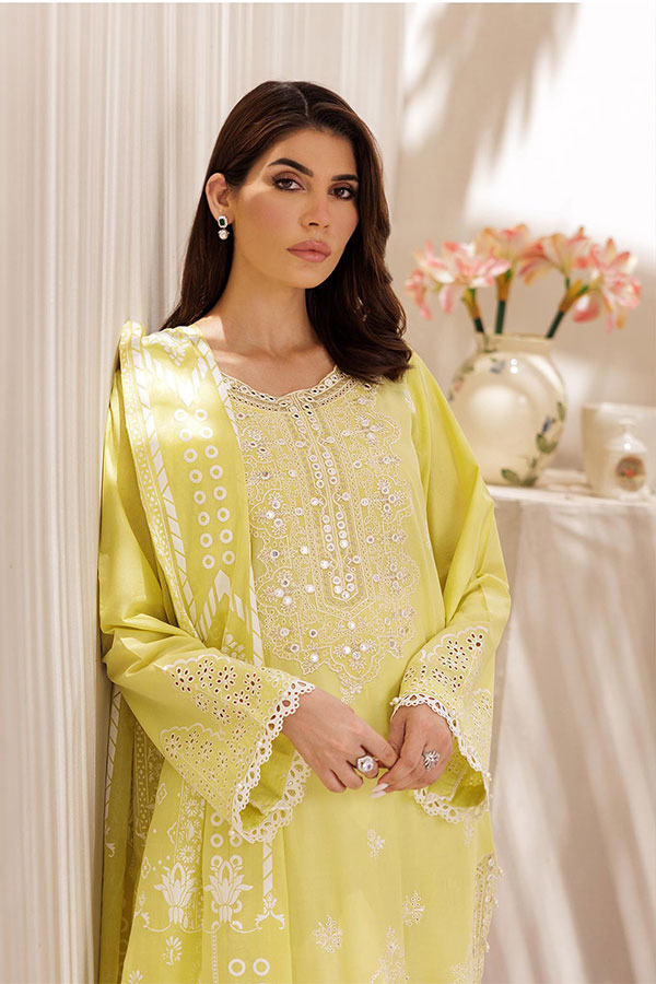 Rajbari Nissa Chikankari S/S Lawn'25 D#2