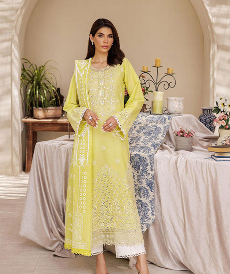 Rajbari Nissa Chikankari S/S Lawn'25 D#2
