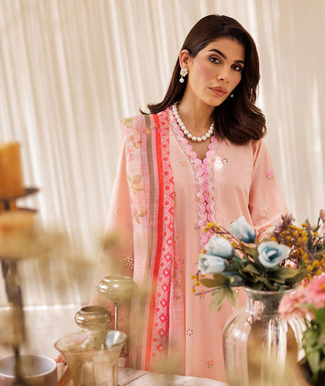 Rajbari Nissa Chikankari S/S Lawn'25 D#3