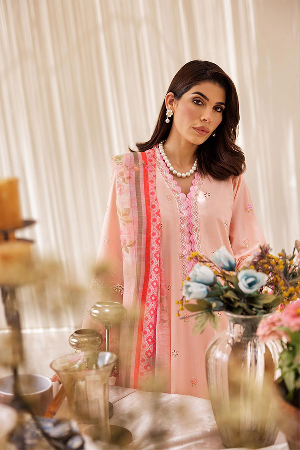 Rajbari Nissa Chikankari S/S Lawn'25 D#3