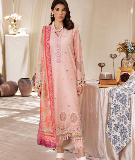Rajbari Nissa Chikankari S/S Lawn'25 D#3