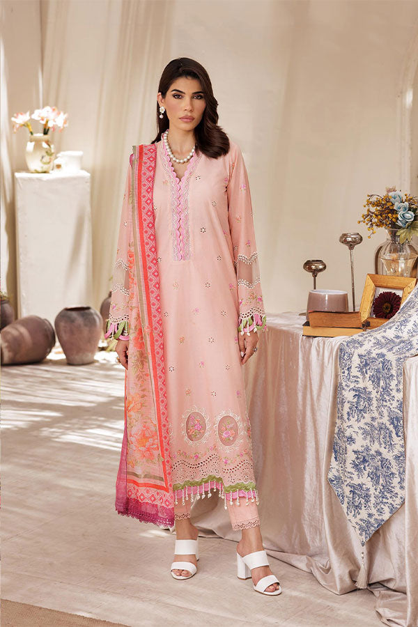 Rajbari Nissa Chikankari S/S Lawn'25 D#3