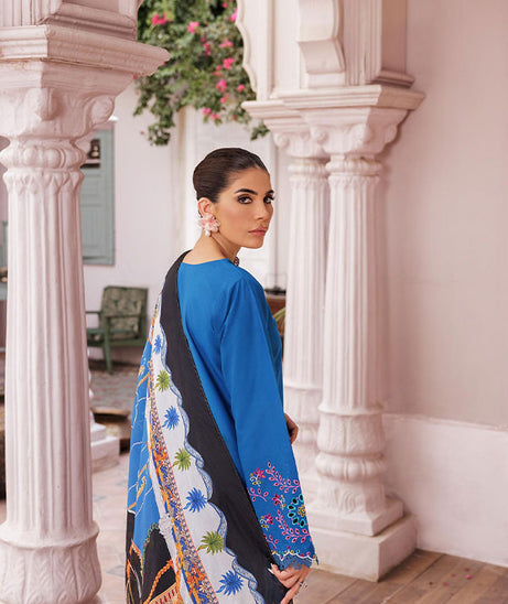 Rajbari Nissa Chikankari S/S Lawn'25 D#4