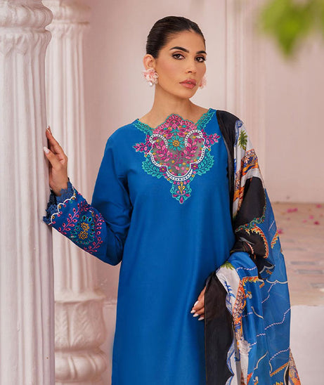 Rajbari Nissa Chikankari S/S Lawn'25 D#4