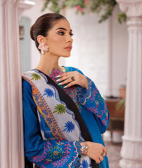 Rajbari Nissa Chikankari S/S Lawn'25 D#4