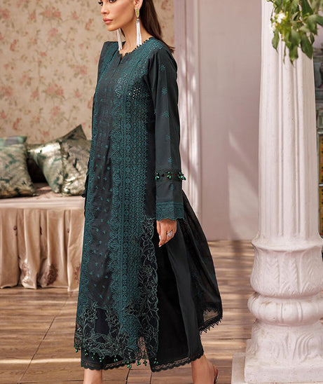 Rajbari Nissa Chikankari S/S Lawn'25 D#5