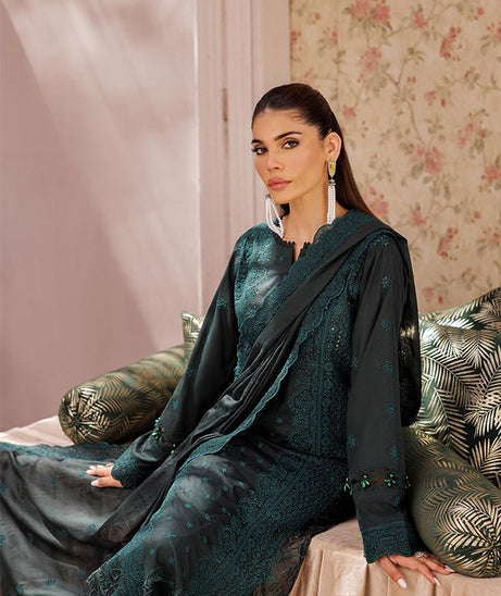 Rajbari Nissa Chikankari S/S Lawn'25 D#5