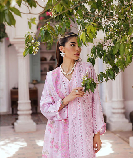 Rajbari Nissa Chikankari S/S Lawn'25 D#6
