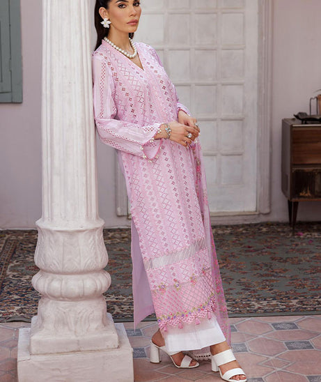 Rajbari Nissa Chikankari S/S Lawn'25 D#6