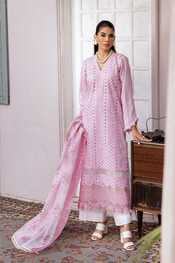 Rajbari Nissa Chikankari S/S Lawn'25 D#6