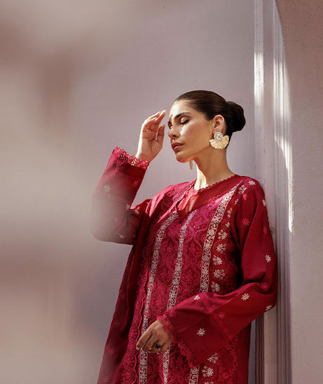 Rajbari Nissa Chikankari S/S Lawn'25 D#7