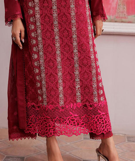Rajbari Nissa Chikankari S/S Lawn'25 D#7