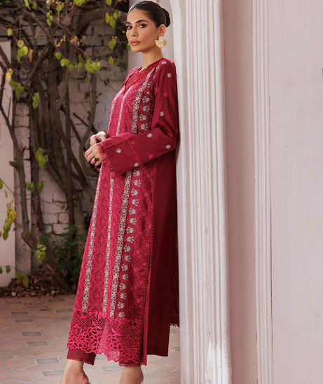 Rajbari Nissa Chikankari S/S Lawn'25 D#7
