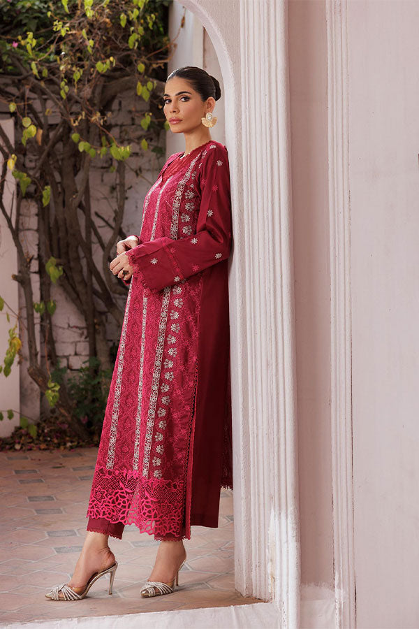 Rajbari Nissa Chikankari S/S Lawn'25 D#7