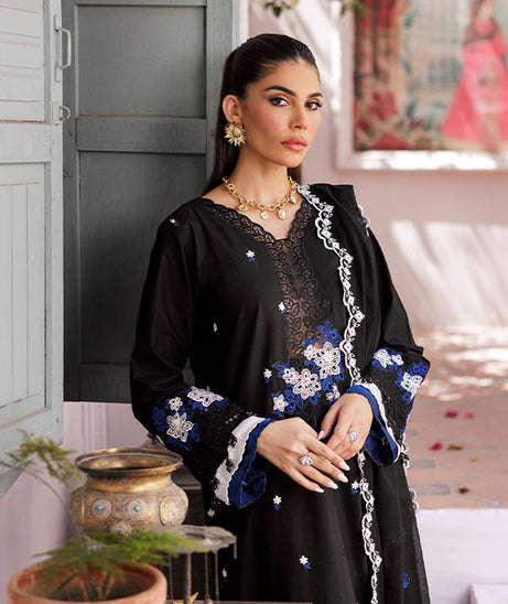 Rajbari Nissa Chikankari S/S Lawn'25 D#8