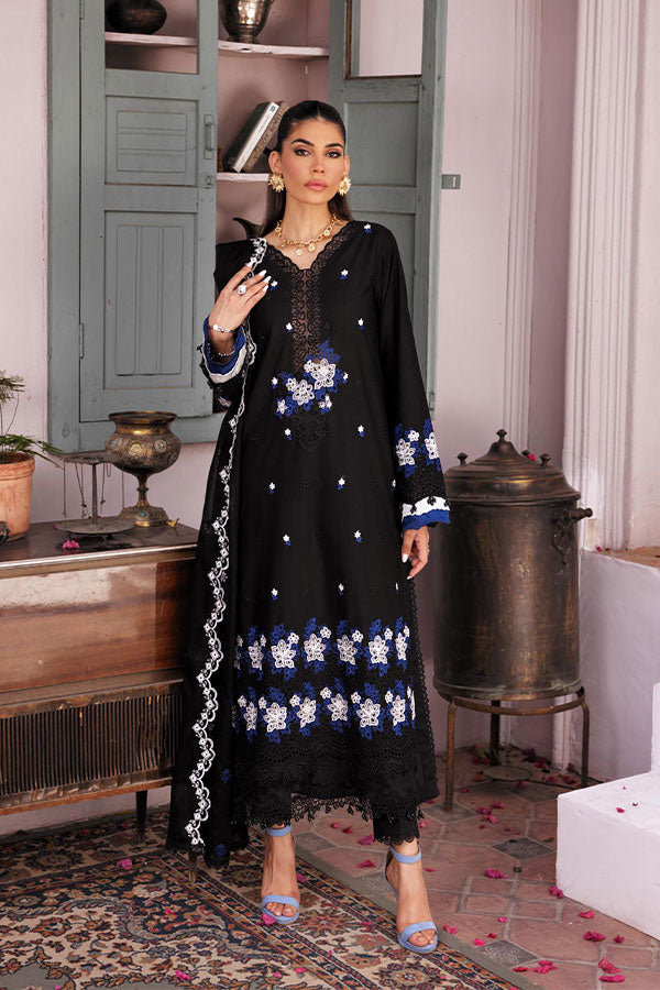 Rajbari Nissa Chikankari S/S Lawn'25 D#8