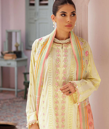 Rajbari Nissa Chikankari S/S Lawn'25 D#9
