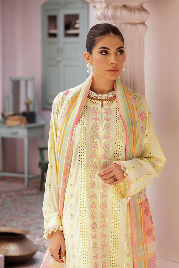 Rajbari Nissa Chikankari S/S Lawn'25 D#9