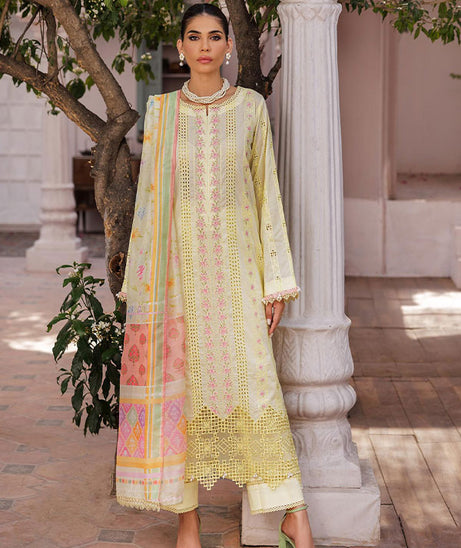 Rajbari Nissa Chikankari S/S Lawn'25 D#9