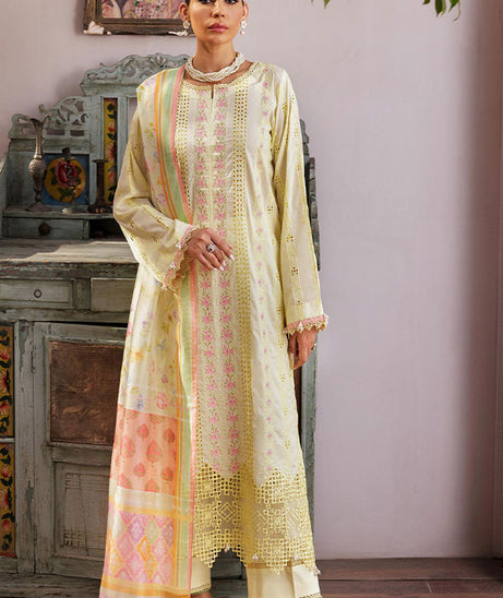 Rajbari Nissa Chikankari S/S Lawn'25 D#9
