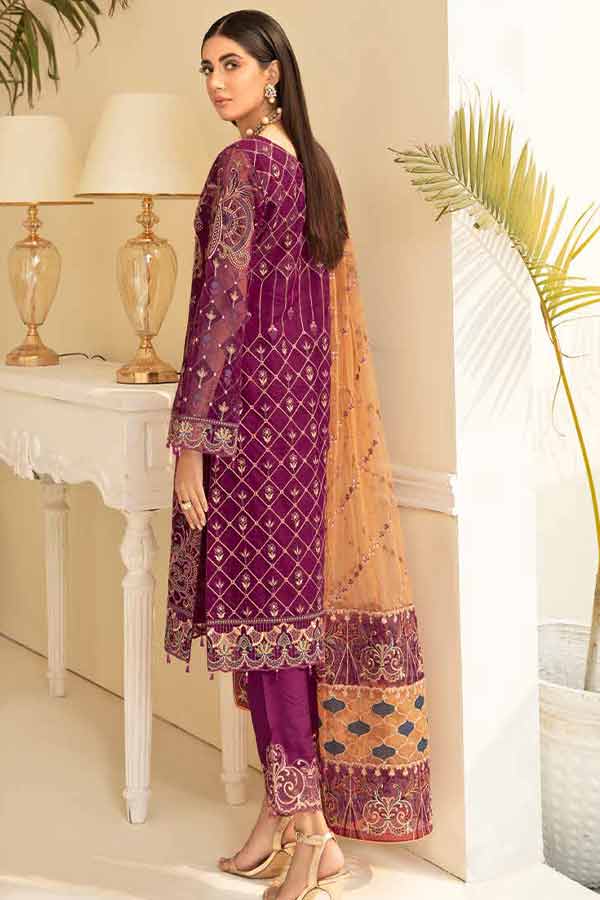 Ramsha Minhal Chiffon`22 Vol-5 D#501