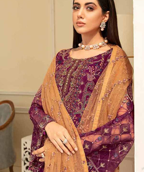 Ramsha Minhal Chiffon`22 Vol-5 D#501