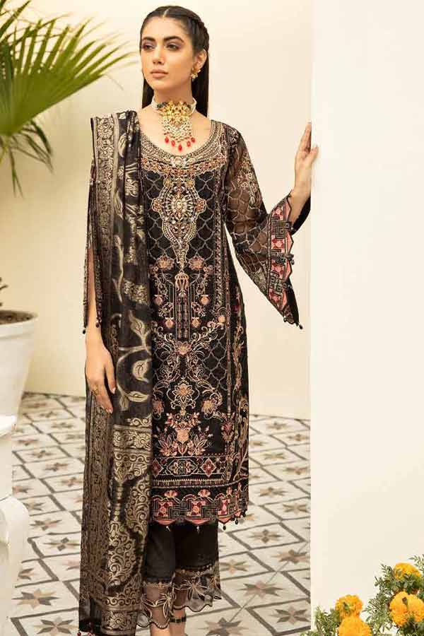 Ramsha Minhal Chiffon`22 Vol-5 D#502