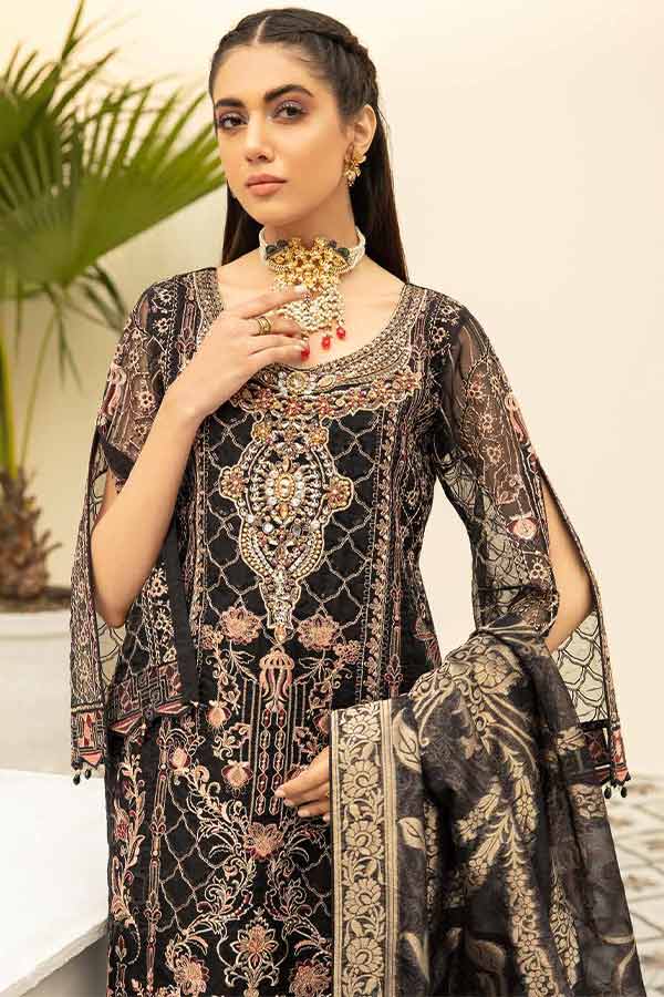 Ramsha Minhal Chiffon`22 Vol-5 D#502