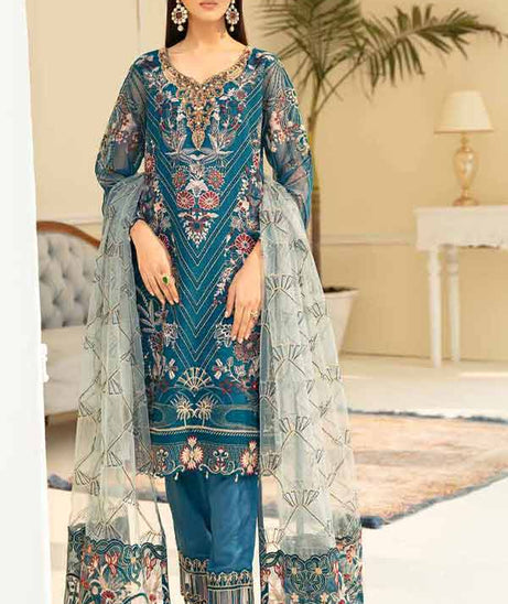 Ramsha Minhal Chiffon`22 Vol-5 D#504