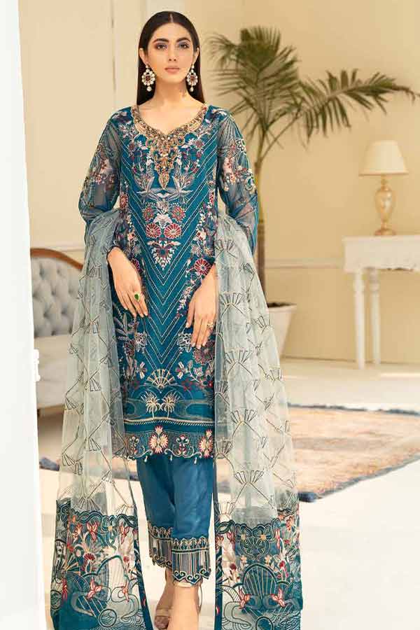 Ramsha Minhal Chiffon`22 Vol-5 D#504