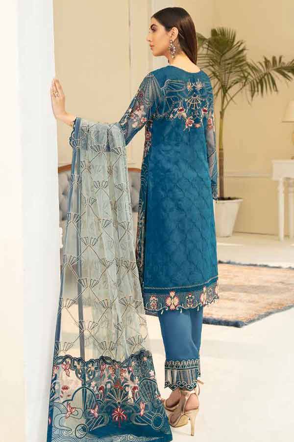 Ramsha Minhal Chiffon`22 Vol-5 D#504