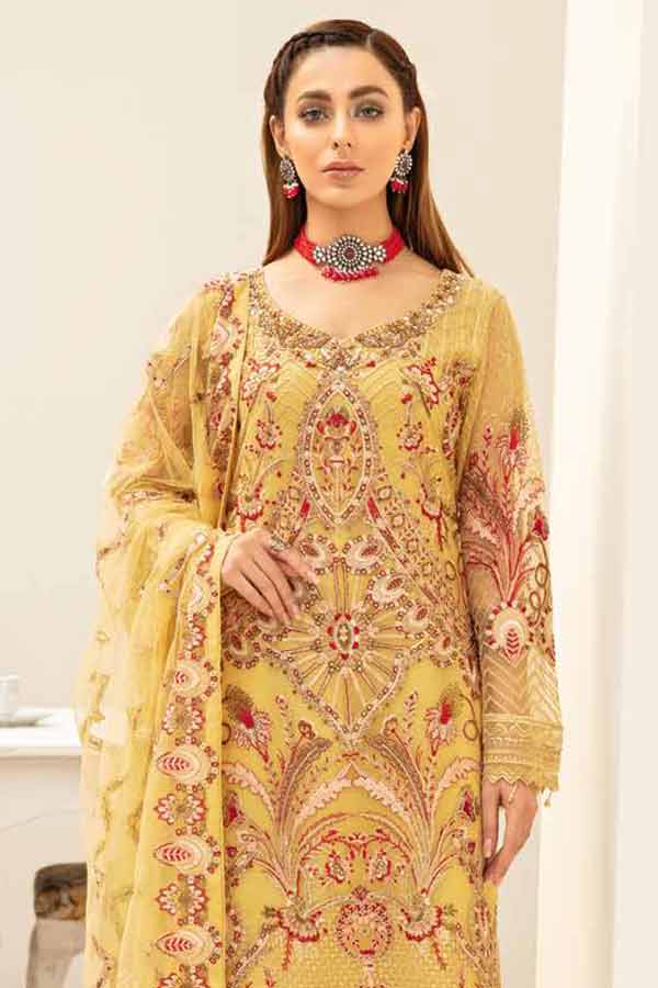 Ramsha Minhal Chiffon`22 Vol-5 D#506