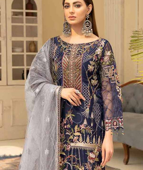 Ramsha Minhal Chiffon`22 Vol-5 D#508