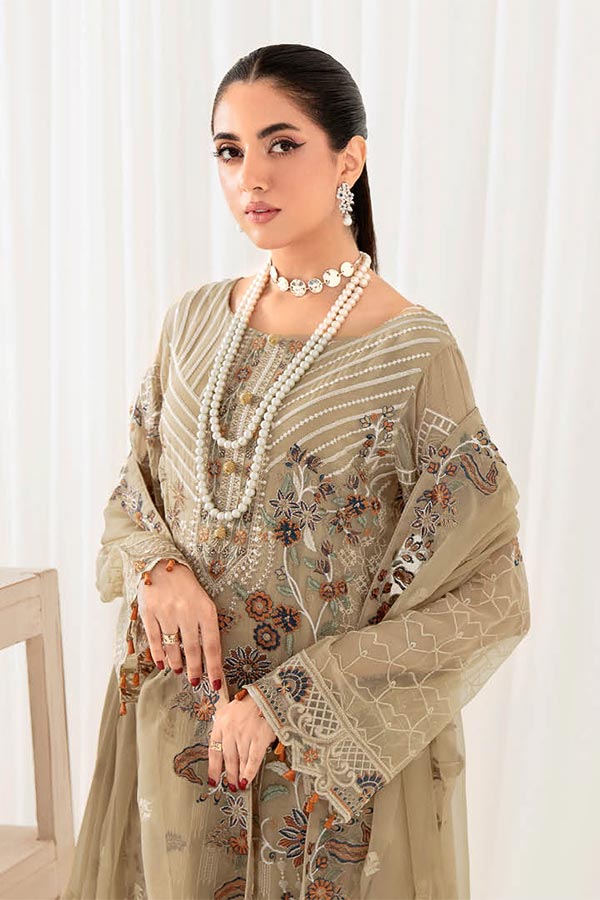 Ramsha Rangoon Chiffon`23 Vol-10 D#1001