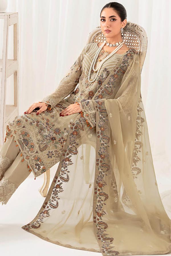 Ramsha Rangoon Chiffon`23 Vol-10 D#1001