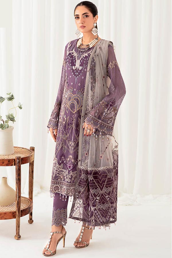 Ramsha Rangoon Chiffon`23 Vol-10 D#1002