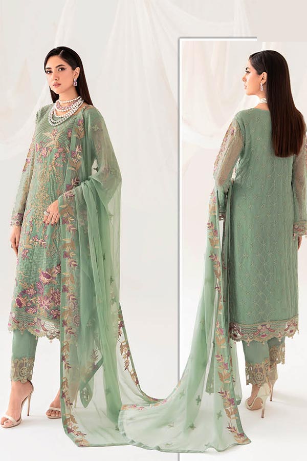 Ramsha Rangoon Chiffon`23 Vol-10 D#1003
